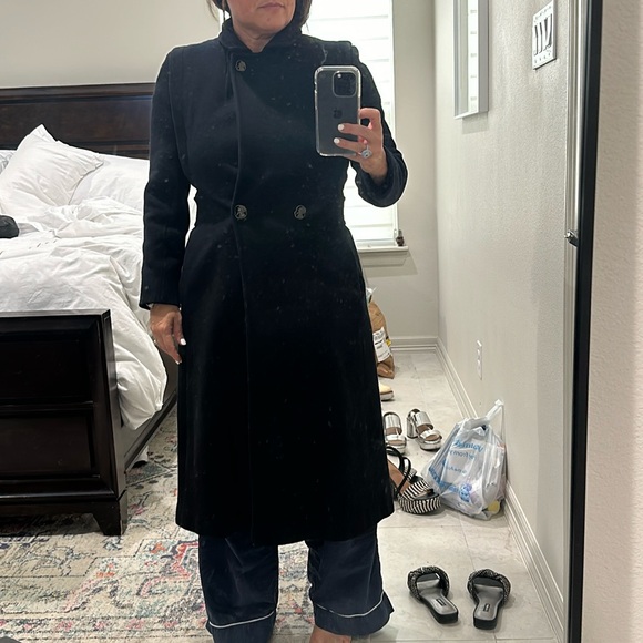 Vintage Wool Coat Jill JR Black EUC - Picture 1 of 15